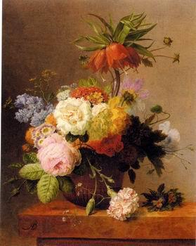 unknow artist Floral, beautiful classical still life of flowers.110 France oil painting art